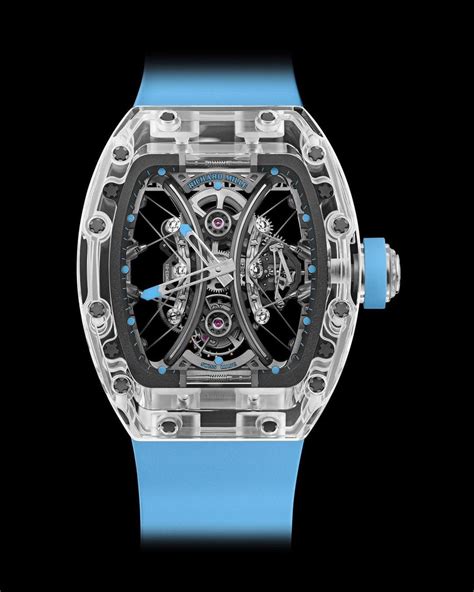 richard mille tourbillon sapphire rm 53-02 watch|richard mille sapphire watch.